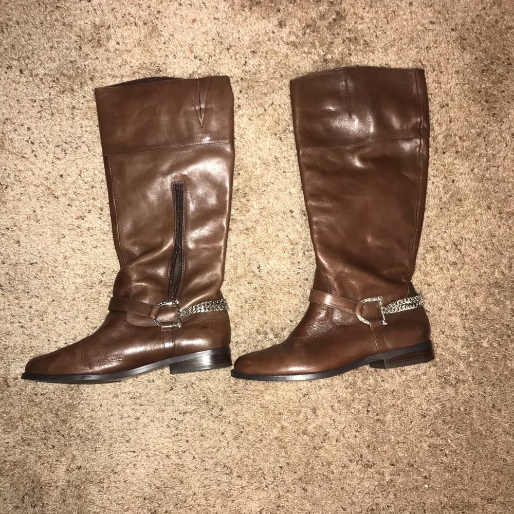 Ralph Lauren leather riding boots